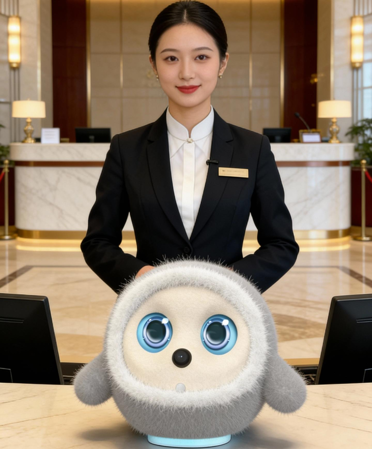 Kbao greeting at hotel reception